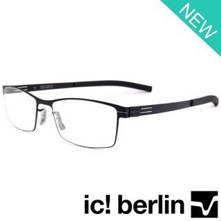 ภาพหน้าปกสินค้าIc Berlin แว่นตารุ่น 009 C-1 สีดำ Toru N กรอบเต็ม ขาข้อต่อ วัสดุ สแตนเลส สตีล Eyeglass ทางร้านเรามีบริการรับตัดเลนส์ ซึ่งคุณอาจชอบสินค้านี้