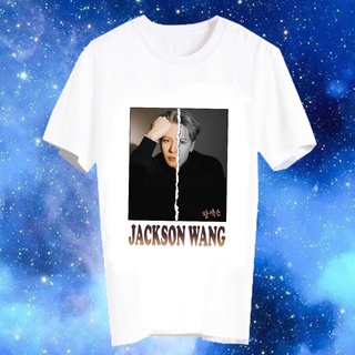 เสื้อยืดสีขาว สั่งทำ เสื้อยืด Fanmade เสื้อแฟนเมด เสื้อยืดคำพูด เสื้อแฟนคลับ FCB42-A2 แจ็คสัน หวัง Jackson Wang