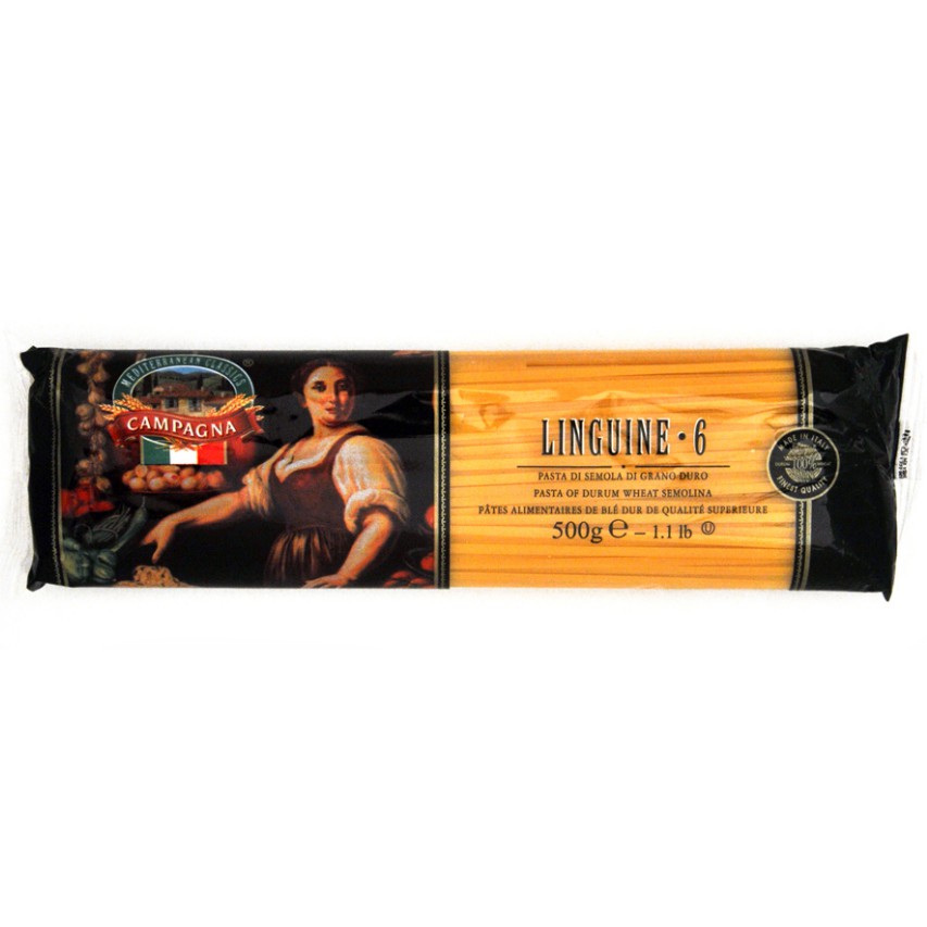 Campagna Linguine No.6,Spaghetti No.4 ,Penne Rigate No.27 ,Fettucine No