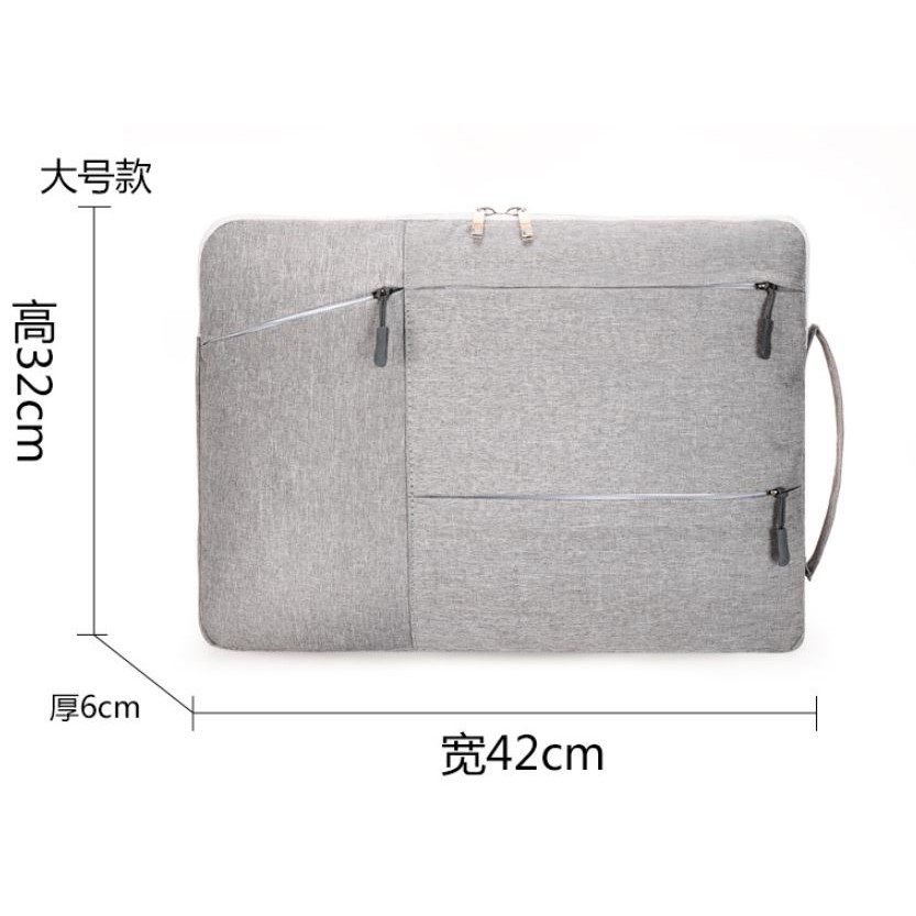กระเป๋าใส่โน๊ตบุ๊คสไตล์-gearmax-soft-felt-laptop-sleeve-case-มีหูหิ้ว-maxbook-case