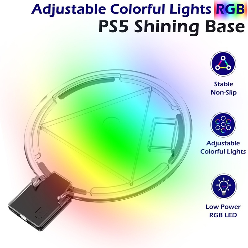 btsg-ขาตั้งคอนโซล-rgb-ปรับได้-พร้อมไฟ-led-4-โหมด-สําหรับ-ps5