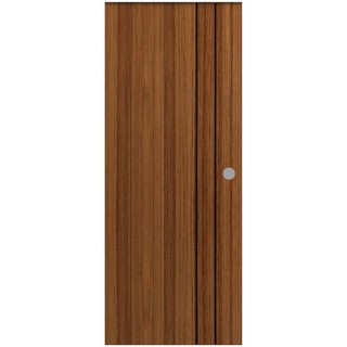UPVC 80x200 cm. WALNUT PUN02 DOOR ประตู UPVC PARAZZO PUN02 เซาะร่องดำ 80x200 ซม. สี WALNUT ประตูบานเปิด ประตูและวงกบ ประ