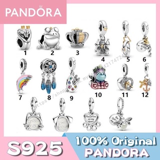 Pandora ใหม่ จี้เงินสเตอร์ลิง S925 ลายดิสนีย์ สีรุ้ง หลากสีสัน diy p526