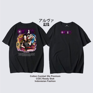 เสื้อยืดแขนสั้น เสื้อยืด พิมพ์ลายอนิเมะญี่ปุ่น Boa Hancock ONE PIECE 0014 ALVACOTH พรีเมี่ยม