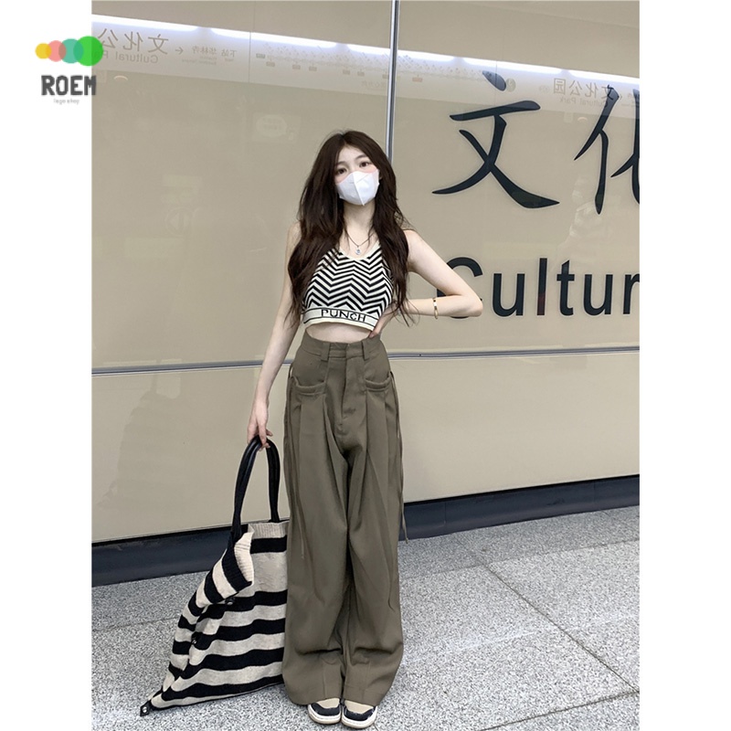 summer-girls-essential-loose-work-pants-student-drawstring-casual-pants-vertical-wide-leg-pants-slimming-straight-pants-womens-pants-mop-pants