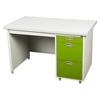 Desk DESK STEEL 120cm DL-40-3-GG GREEN Office furniture Home & Furniture โต๊ะทำงาน โต๊ะทำงานเหล็ก LUCKY WORLD DL-40-3-GG