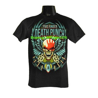 เสื้อวง Five Finger Death Punch เสื้อวินเทจ ลายอมตะ เสื้อวินเทจ ไฟว์ ฟิงเกอร์ เดธ พันช์ FFD1695