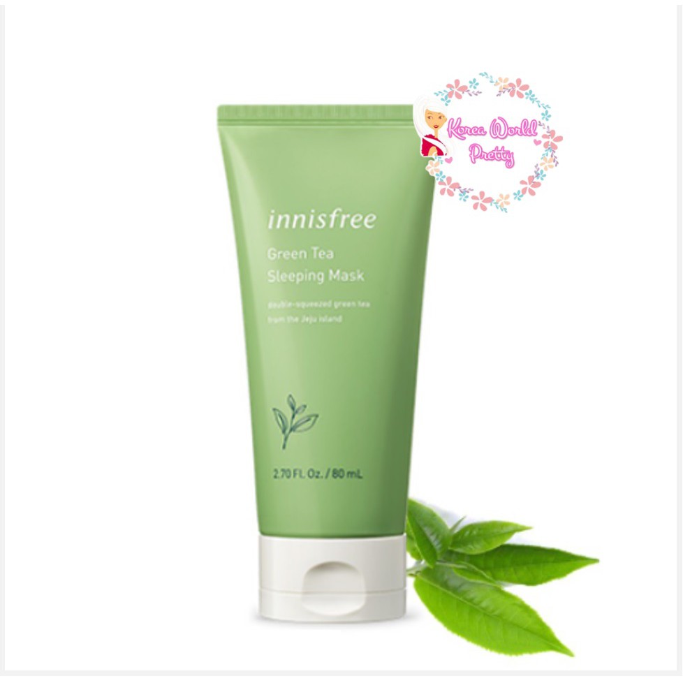 Innisfree Green tea sleeping mask 80 ml มาส์กข้ามคืน เติมความชุ่มชื้น ...
