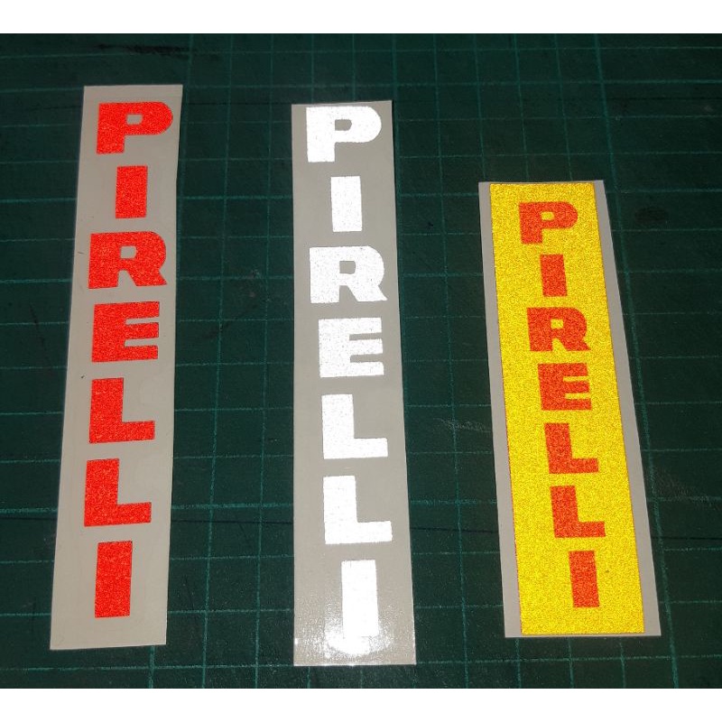 สติ๊กเกอร์pirelli-สะท้อนแสง3m-แบบตัดสะท้อนแสงพร้อมส่งจร้า