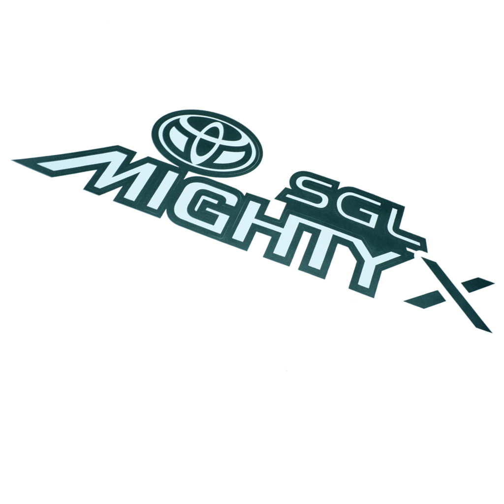 สติ๊กเกอร์-sticker-sgl-mighty-x-สี-black-hilux-mighty-x-toyota-2-4-ประตู-ปี1996-1999