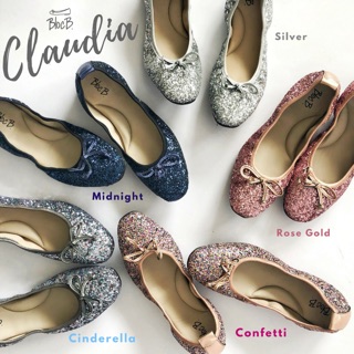 [PRE-ORDER] Bloc B. Claudia - Glitter flats