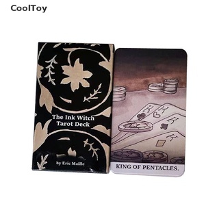 Cooltoy The Ink Witch Tarot Deck ไพ่ทาโรต์ภาษาอังกฤษ เกม หมึกแม่มด ไพ่ทาโรต์ดาดฟ้า ขายดี