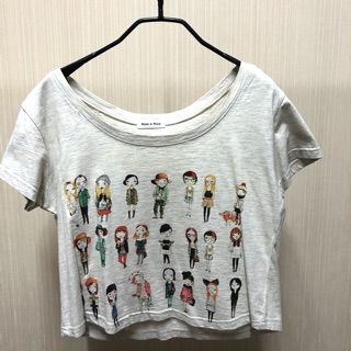 เสื้อครอป Free size ลายน่ารัก