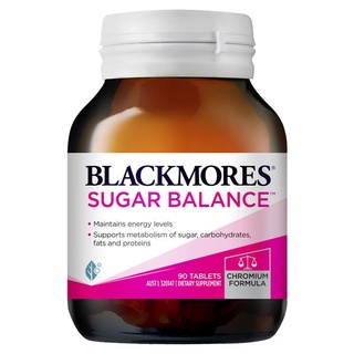 ภาพหน้าปกสินค้าBlackmores Sugar Balance 90 Tablets Nutrients for Metabolism แบลคมอ ดุลน้ำตาล รองรับการผลิตพลังงาน ที่เกี่ยวข้อง