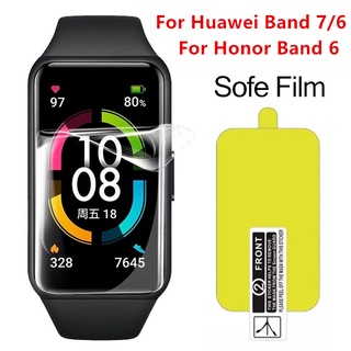 ภาพหน้าปกสินค้าฟิล์มไฮโดรเจล TPU นิ่ม HD ใส ป้องกันหน้าจอ สําหรับ Huawei Band 6/7/Honor Band 6 Smart Watch ที่เกี่ยวข้อง