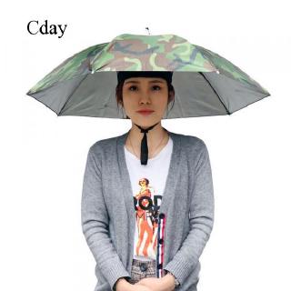 สินค้า cday หมวกร่มกันแดดกันฝนลายพรางเส้นผ่าศูนย์กลาง 69 ซม