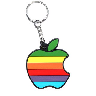 พวงกุญแจยาง GAY RAINBOW FRIENDSHIP เกย์ รุ้ง เพื่อน apple แอปเปิ้ล