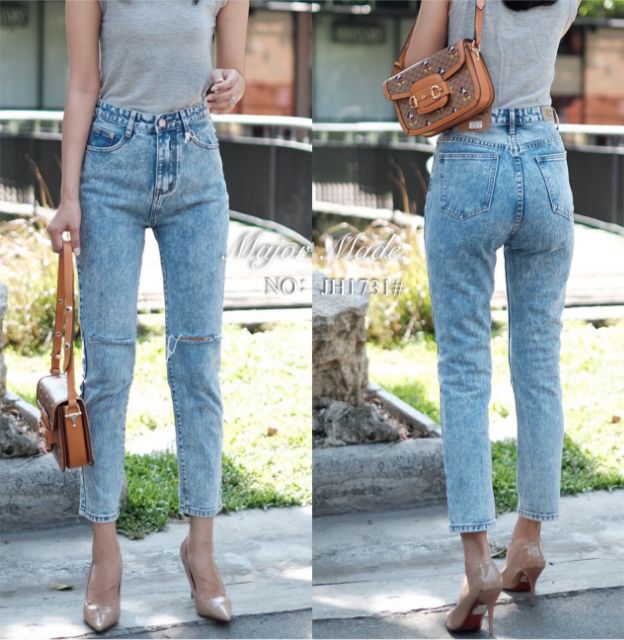 jh1731-ยีนส์บอยกรีดขาดมีs-xl-jeans-house