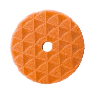 ฟองน้ำขัดเคลือบสีรถ ขนาด 6.5 นิ้ว (สำหรับแป้น 6 นิ้ว) รุ่น Diamond สีส้ม Orange Foam Buffinging Pad 7inch (for pad 6 )