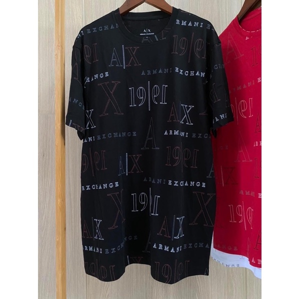 aix-armani-exchange-เสื้อยืดคอกลมแขนสั้นแบรนด์