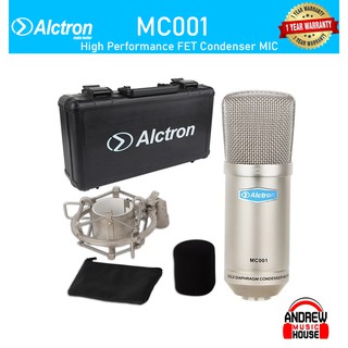 Alctron MC001 FET Conderser Microphone ไมโครโฟนคอนเดนเซอร์ แบบสาย XLR ***รับประกันศูนย์ 1 ปี***