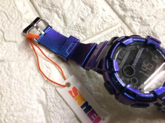 skmei-สีไทเท-นาฬิกาข้อมือชาย-หญิงเครื่องญี่ปุ่น-ตัวเรือนและสายยางซิลิโคน-ระบบquartz-digital-2atm-กันน้ำ-ฟังชั่นครบ