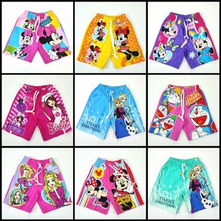 Size S กางเกงเอวยืดเด็ก Frozen โฟรเซ่น, Minnie mouse มินนี่เม้าส์, Doraemon โดเรม่อน, Barbie บาบี้ (ลิขสิทธิ์)