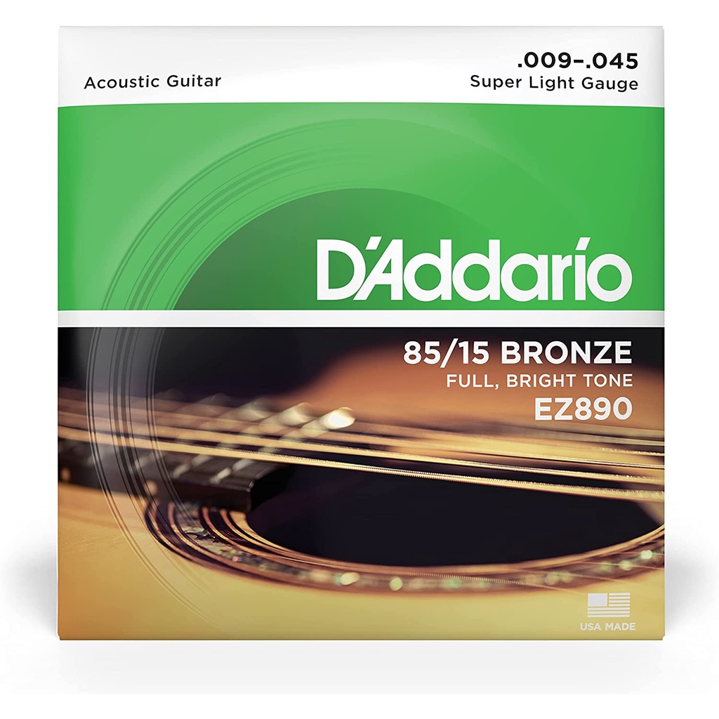 ครบชุด-d-addario-รุ่น-ez890-สายกีต้าร์โปร่ง-เบอร์-9-แดดดาริโอ้-รุ่น-ez-890-สายกีต้าร์โปร่ง-และ-สายกีต้าร์โปร่งไฟฟ้า