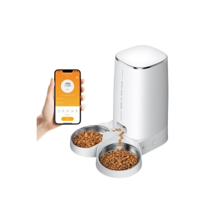 【พร้อมสต็อก 】Rojeco เครื่องให้อาหารสัตว์เลี้ยงอัตโนมัติ WiFi พร้อมรีโมตคอนโทรล 4 ลิตร สําหรับสัตว์เลี้ยง สุนัข แมว