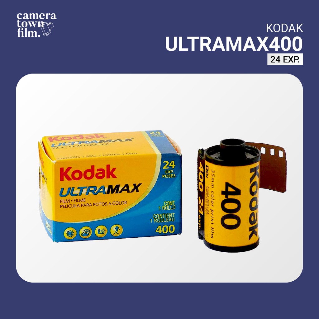 ภาพหน้าปกสินค้าฟิล์มถ่ายรูป KODAK ULTRAMAX 400 24EXP Film จากร้าน cameratownfilm บน Shopee