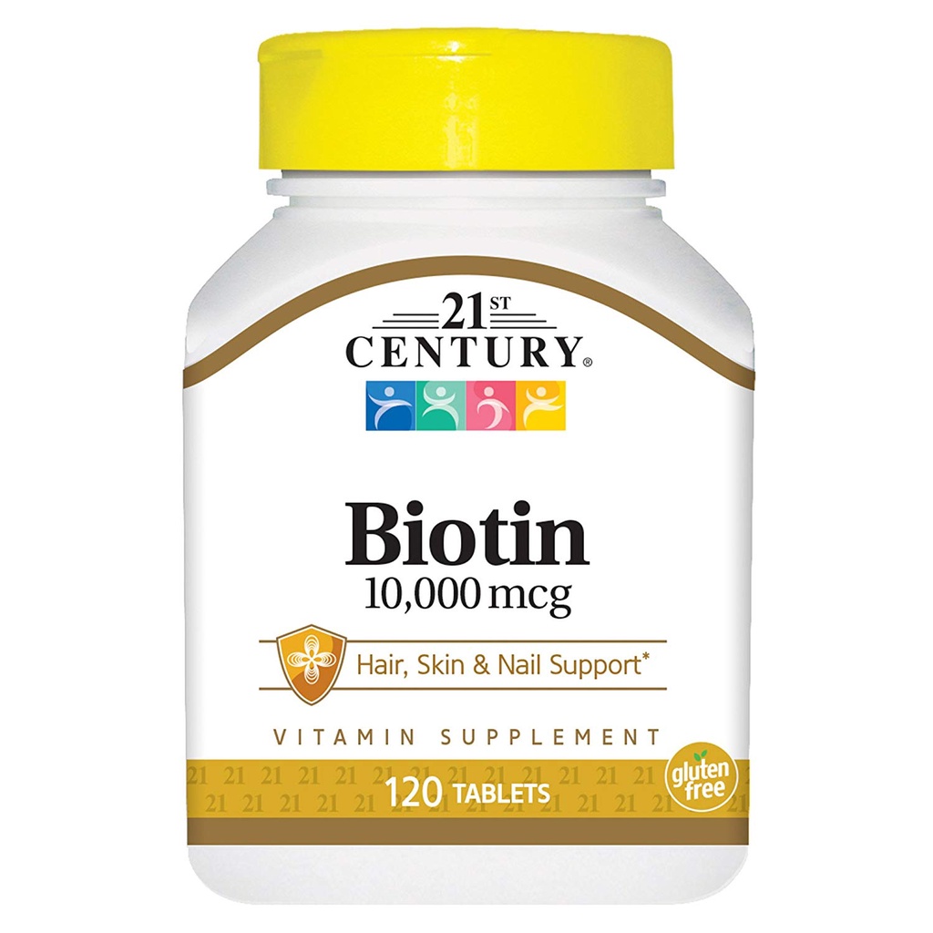 ภาพสินค้า21st CENTURY BIOTIN + ZINC CITRATE 50 mg 60 TABLETS จากร้าน onetyone บน Shopee ภาพที่ 2