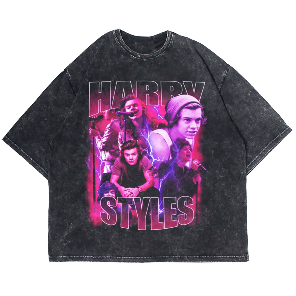 เสื้อยืดพิมพ์ลายแฟชั่นเสื้อยืด-พิมพ์ลาย-harry-style-as-it-washing-vintage
