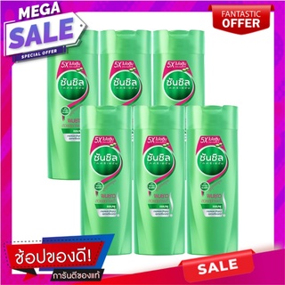 ซันซิล แชมพู เฮลธีเออร์ แอนด์ ลอง สีเขียวอ่อน ขนาด 140 มล. แพ็ค 6 ขวด ผลิตภัณฑ์ดูแลเส้นผม Sunsilk Shampoo 140 ml x 6 Gre