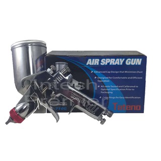 กาพ่นสี spray gun S-710 หัวพ่น 1.3 &amp; 1.5 แบบถ้วยข้าง