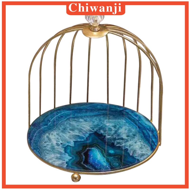 chiwanji-ชั้นวางเครื่องสําอางชั้นวางเครื่องสําอางค์สีฟ้า-1-ชั้น