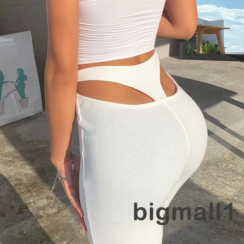 bigmall-กางเกงขากว้าง-เอวสูง-สําหรับผู้หญิง