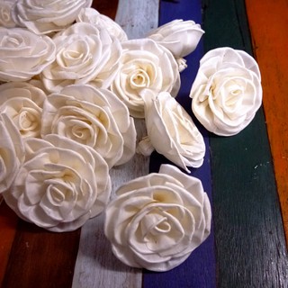 ดอกกุหลาบทรงคลาสสิค rose sola flower ขนาด 8 ซม
