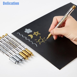 (Delication) ปากกามาร์กเกอร์ สีเมทัลลิก กันน้ํา สําหรับเรซิ่นอีพ็อกซี่ Diy