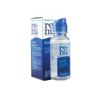 ลูกค้าใหม่1บาท Renu 60 ml. น้ำยาทำความสะอาดคอนแทคเลนส์