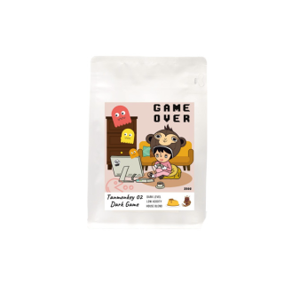 โปรโมชั่น Flash Sale : Tanmonkey Coffee Dark Game เมล็ดกาแฟคั่วเข้ม ไม่เปรี้ยว Brazil House Blend 250 g. (Caramel Pudding)