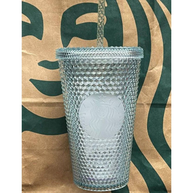 Starbucks Japan - Logo Studded Cold Cup Tumbler Bumpy Blue 473ml