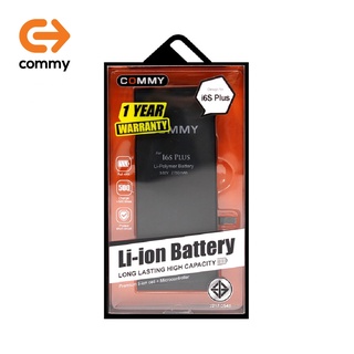 Commy แบต 6sPlus (2,750 mAh) ฟรี!เทปกาวติดแบต รับประกัน 1 ปี i6sPlus Commy Battery