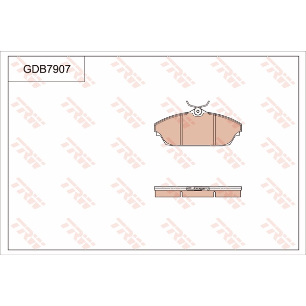 ผ้าดิสเบรคหน้า-tata-xenon-2-2-pickup-2009-safari-2006-gdb7907-trw