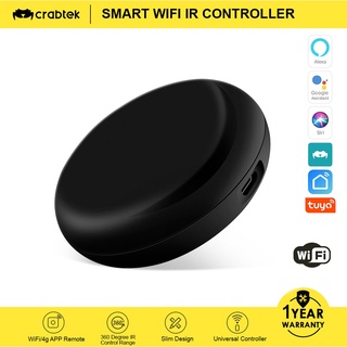 ภาพหน้าปกสินค้าCrabTek WiFi IR Universal Remote สำหรับเครื่องปรับอากาศ, ทีวี, และอุปกรณ์ IR ที่เข้ากันได้กับ Alexa & Google Home ที่เกี่ยวข้อง