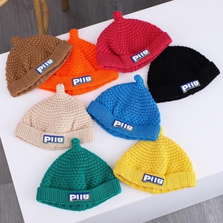Baby Knit Cap Cotton Knit Winter Hats Warm Soft Comfortable Boys Girls Hat for 1-6 Years Old