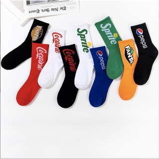 พร้อมส่ง ถุงเท้าวัยรุ่นแฟชั่น ถุงเท้าสตรีท Street Style Sock