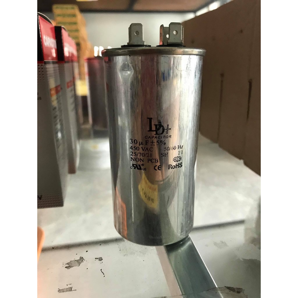 แคปรัน cap run capacitor 30 uf 450 vac | Shopee Thailand