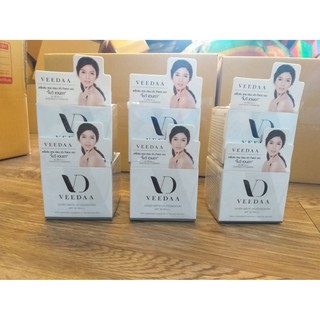 (สินค้าแท้100%)(6กล่องx10ml.) Veedaa Cover Matte UV Foundation SPF 50 PA++ ครีมกันแดดวีด้า By.แม่โบว์แวนด้า