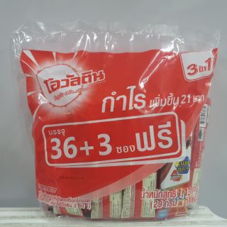 โอวัลติน เครื่องดื่มมอลต์สกัดรสช็อคโกแลต โอวัลติน 3in1 36ซอง+3ซอง