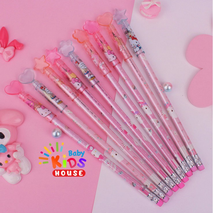 พร้อมส่ง-ดินสอไม้-คิตตี้-ดินสอเด็ก-kitty